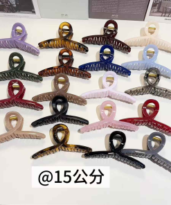 Elegant hair claw clips in multiple colors for women, durable non-slip hair accessories for everyday use